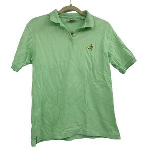 VINTAGE Masters Collection Spring Green Womens Polo Size Small Made in Hong Kong
